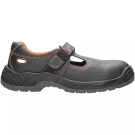 Напівчеревики FIRSAN S1P шкіряні Black/Orange, Колір: чорний, Розмір взуття: 36
