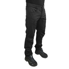 Мужские брюки черные Soft Shell Spartan Black, Размер брюк / рост: 44-46/176