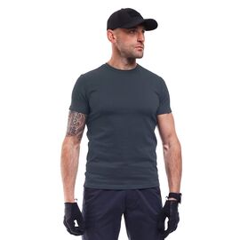 Темно-серая футболка мужская Jersey Grey, Размер: 40-42 (XS)