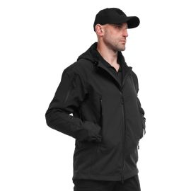 Куртка Soft Shell Spartan Black, Колір: чорний, Розмір: 52-54 (L)