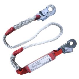 Строп Д - витой капроновый канат малый*малый карабины с амортизатором