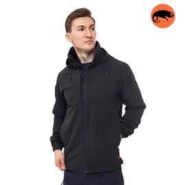 Мужская куртка-ветровка с капюшоном Breeze Gen 2 Black, Колір: чорний, Розмір: 44-46 (S)