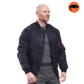 Демисезонная куртка бомбер мужская черная MA-1 Gen 2  Black, Цвет: черный, Размер: 44-46 (S)