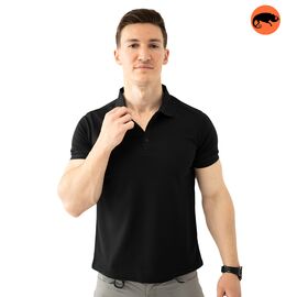 Футболка Polo Shirt Casual black, Колір: чорний, Розмір: 62-60 (XXL)