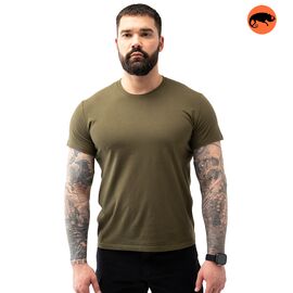 Футболка T-Shirt Casual olive, Цвет: оливковий, Размер: 44-46 (S)