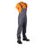 Серый мужской полукомбинезон рабочий Universal Cotton Grey, Размер: 44-46 / 170-176, фото 2