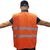Жилет сигнальний зі світловідбиваючою стрічкою, Колір: помаранчевий, Розмір: 40-42 / 158-164, фото 3 Жилет сигнальний зі світловідбиваючою стрічкою, Колір: помаранчевий, Розмір: 40-42 / 158-164, фото 3