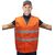Жилет сигнальний зі світловідбиваючою стрічкою, Колір: помаранчевий, Розмір: 40-42 / 158-164, фото 2 Жилет сигнальний зі світловідбиваючою стрічкою, Колір: помаранчевий, Розмір: 40-42 / 158-164, фото 2