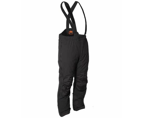 Зимові чоловічі чорні штани з підтяжками Mont Blanc Gen 2 Black, Размер брюк / рост: 48-50/170-176