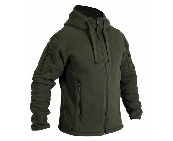Мужская флисовая куртка с капюшоном Viking Olive, Розмір: 64-66 (XXXL)