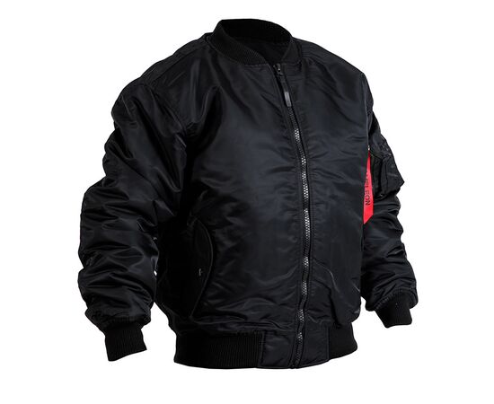 Демісезонна куртка бомбер чоловіча чорна MA-1 Gen 2 Black, Розмір: 44-46 (S)