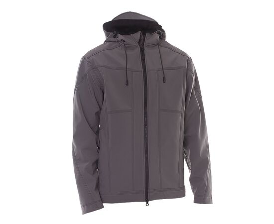 Чоловіча сіра куртка демісезонна Soft Shell софтшелл Wolf Grey, Розмір: 44-46 (S)