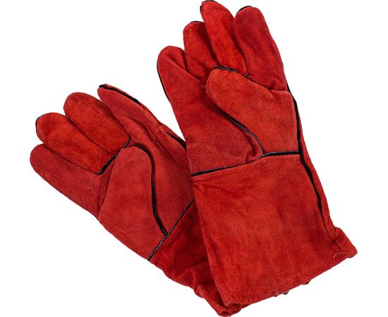 Замшеві рукавички з крагою і підкладом (СВ31)