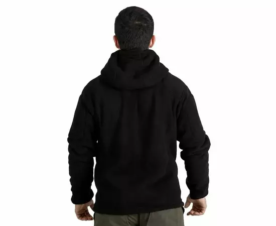 Чоловіча чорна флісова куртка з капюшоном Viking Black, Розмір: 48-50 (M), фото 10