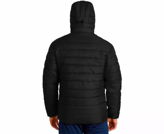 Стеганая куртка мужская с капюшоном Maximus Black черная, Размер: 44-46 (S), фото 9