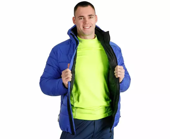 Синяя мужская куртка с капюшоном Maximus Blue, Размер: 44-46 (S), фото 3