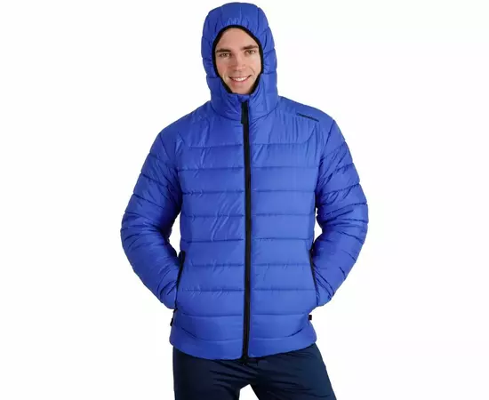 Синяя мужская куртка с капюшоном Maximus Blue, Размер: 44-46 (S), фото 4