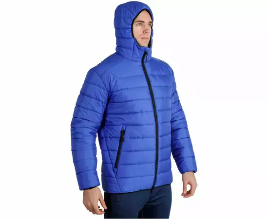 Синя чоловіча куртка з капюшоном Maximus Blue, Розмір: 44-46 (S)