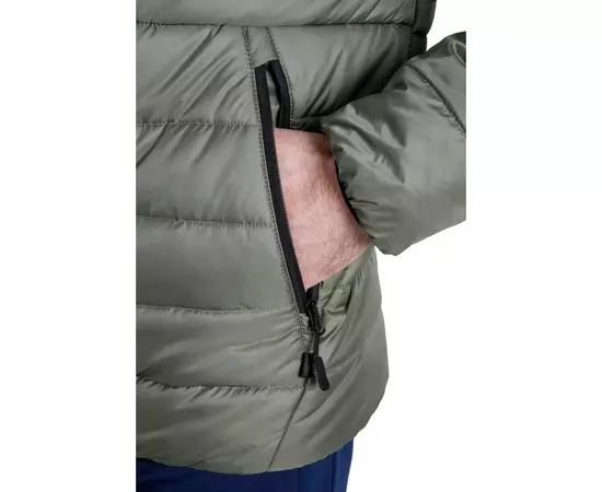 Чоловіча стьобана куртка з капюшоном Maximus Olive, Размер: 44-46 (S), фото 8