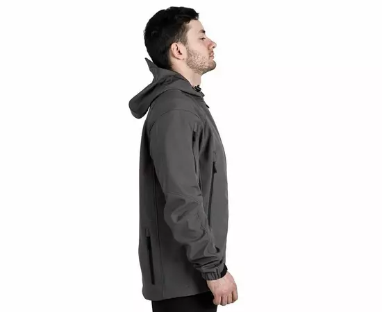 Мужская демисезонная куртка Soft Shell Spartan Gray, Размер: 48-50 (M), фото 3