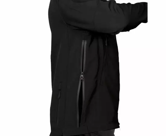 Тактична куртка Soft Shell Spartan Police Black чорна з капюшоном, Розмір: 48-50 (M), фото 17