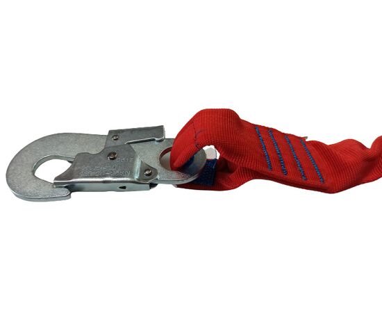 Строп страхувальний тип Ж  (капроновий рукав малий-малий карабіни), фото 2