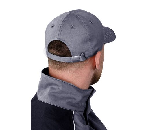 Бейсболка рабочая Universal Cotton Grey, Цвет: серый, Размер: S-M, фото 3