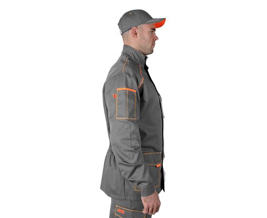 Куртка рабочая Optimal Grey, Цвет: серый, Размер: 44-46 / 170-176, фото 3