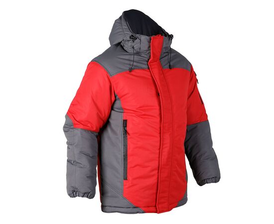 Куртка робоча утеплена Premium Red/Grey, Розмір: 40-42 / 158-164