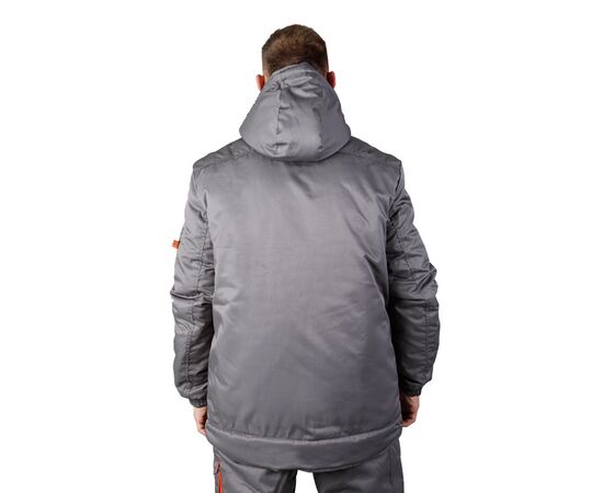 Зимова робоча куртка утепленa Standart Grey, Розмір: 40-42 / 158-164, фото 3