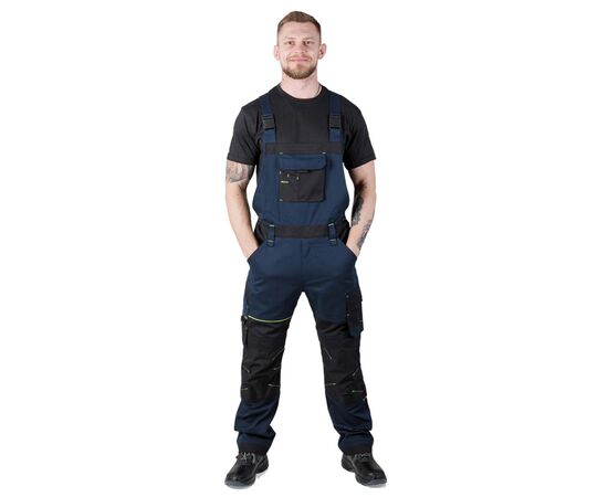 Полукомбинезон рабочий мужской темно-синий Comfort Navy, Размер: 44-46 / 170-176