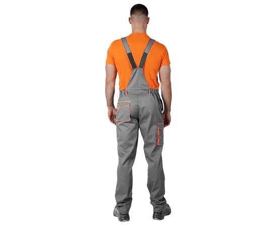 Серый полукомбинезон рабочий Optimal Grey, Цвет: серый, Размер: 44-46 / 170-176, фото 4