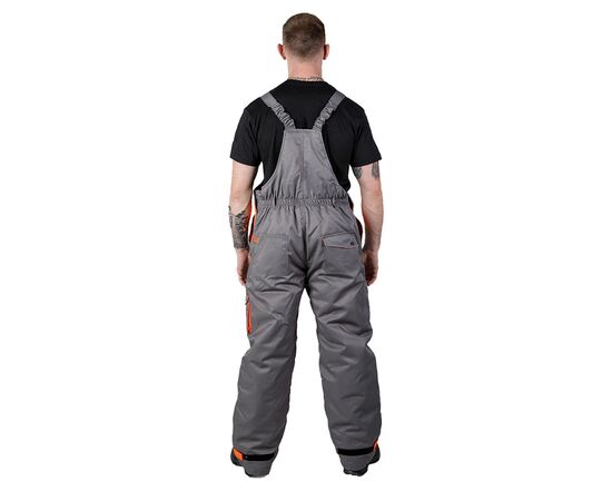 Зимовий робочий напівкомбінезон утеплений Standart Grey, Розмір: 44-46 / 170-176, фото 4 Зимовий робочий напівкомбінезон утеплений Standart Grey, Розмір: 44-46 / 170-176, фото 4