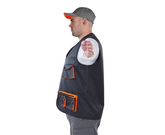 Жилет рабочий Standart Grey, Размер: 40-42 / 158-164, фото 2