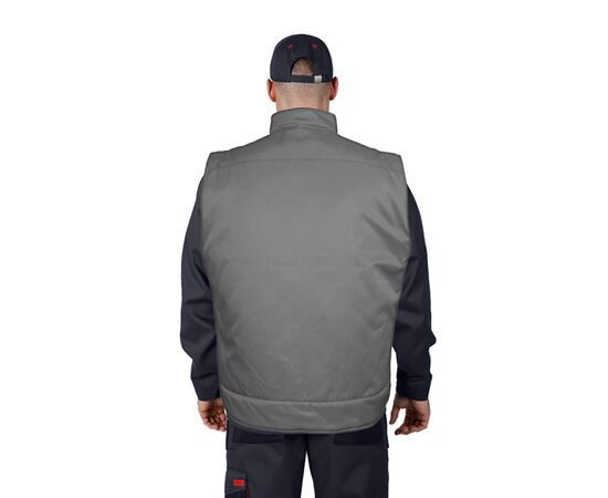 Жилет робочий утеплений Standart Grey, Колір: сірий, Розмір: 44-46 / 182-188 Жилет робочий утеплений Standart Grey, Колір: сірий, Розмір: 44-46 / 182-188