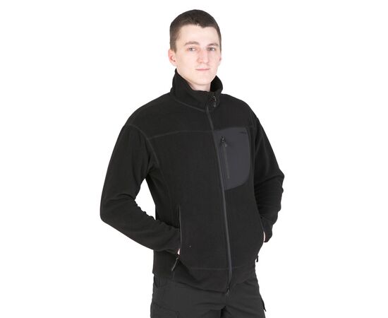 Чорна чоловіча кофта на блискавці Composite Gen 3 Black, Розмір: 44-46 (S)