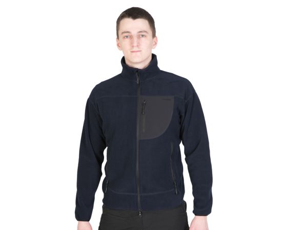 Кофта чоловіча на блискавці без капюшона темно-синя Composite Gen 3 Navy, Розмір: 56-58 (XL), фото 2