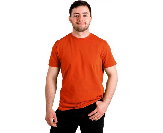 Оранжевая футболка мужская Jersey Orange, Размер: 44-46 (S), фото 2