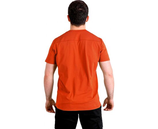 Оранжевая футболка мужская Jersey Orange, Размер: 44-46 (S), фото 3