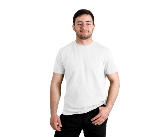 Футболка Белая Мужская Jersey White, Размер: 60-62 (XXL), фото 14