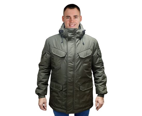 Мужская куртка полевая утепленная Olive, Цвет: оливковый, Размер: 44-46 (S)