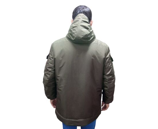 Мужская куртка полевая утепленная Olive, Цвет: оливковый, Размер: 44-46 (S), фото 4