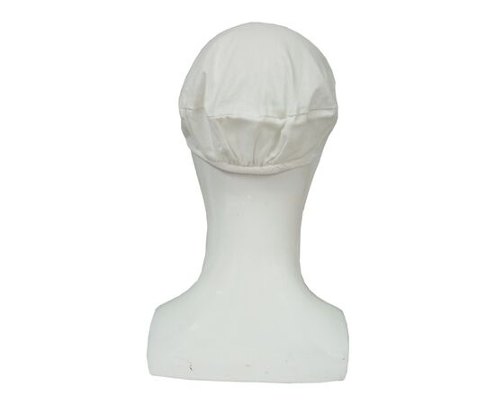 Берет рабочий бязь белый, Размер: S-M, фото 4