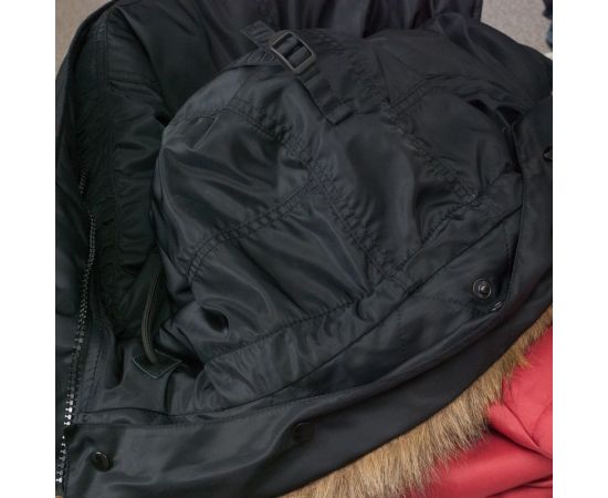 Куртка Аляска чоловіча зимова Slim Fit N-3B Black, Розмір: 44-46 (S), фото 26 Куртка Аляска чоловіча зимова Slim Fit N-3B Black, Розмір: 44-46 (S), фото 26