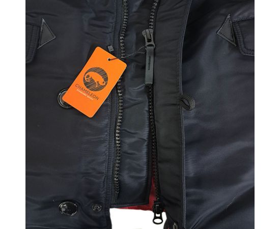 Куртка Аляска чоловіча зимова Slim Fit N-3B Black, Розмір: 44-46 (S), фото 31 Куртка Аляска чоловіча зимова Slim Fit N-3B Black, Розмір: 44-46 (S), фото 31