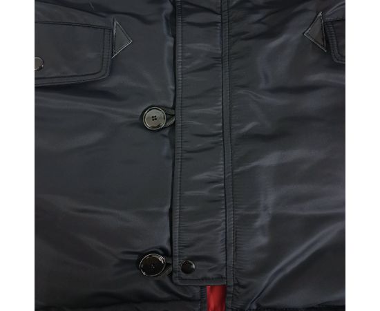 Куртка Аляска чоловіча зимова Slim Fit N-3B Black, Розмір: 44-46 (S), фото 32 Куртка Аляска чоловіча зимова Slim Fit N-3B Black, Розмір: 44-46 (S), фото 32