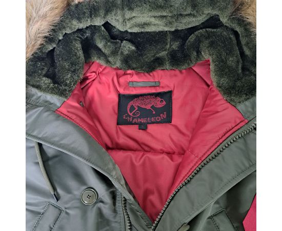 Мужская куртка Аляска Slim Fit N-3B Olive, Размер: 64-66 (XXXL), фото 27