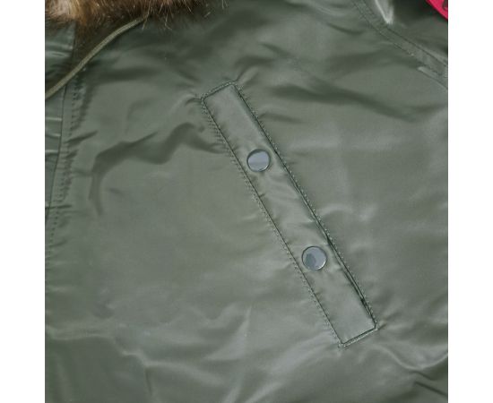 Мужская куртка Аляска Slim Fit N-3B Olive, Размер: 64-66 (XXXL), фото 19