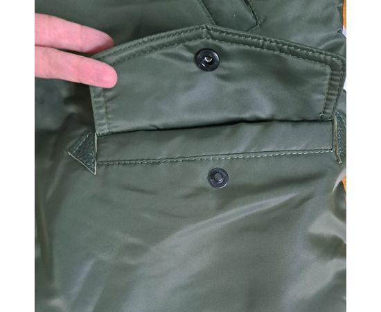 Чоловіча куртка Аляска Slim Fit N-3B Olive, Розмір: 44-46 (S), фото 21 Чоловіча куртка Аляска Slim Fit N-3B Olive, Розмір: 44-46 (S), фото 21