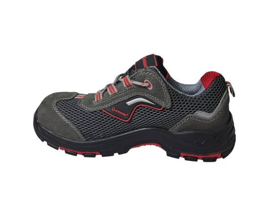 Напівчеревики робочі RASPER S1P замш/сітка Grey/Red, Розмір взуття: 38, фото 3